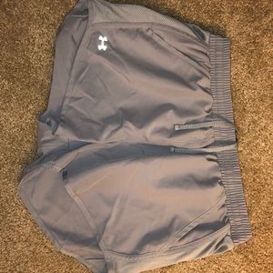 Under Armour shorts, gray